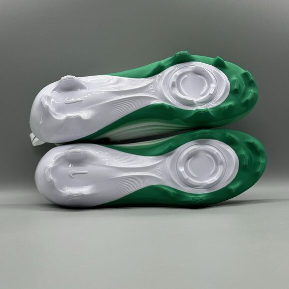 Nike Vapor Speed 3 White Green Football Cleats HM8849-100 Men’s Size 7.5 - Picture 8 of 9